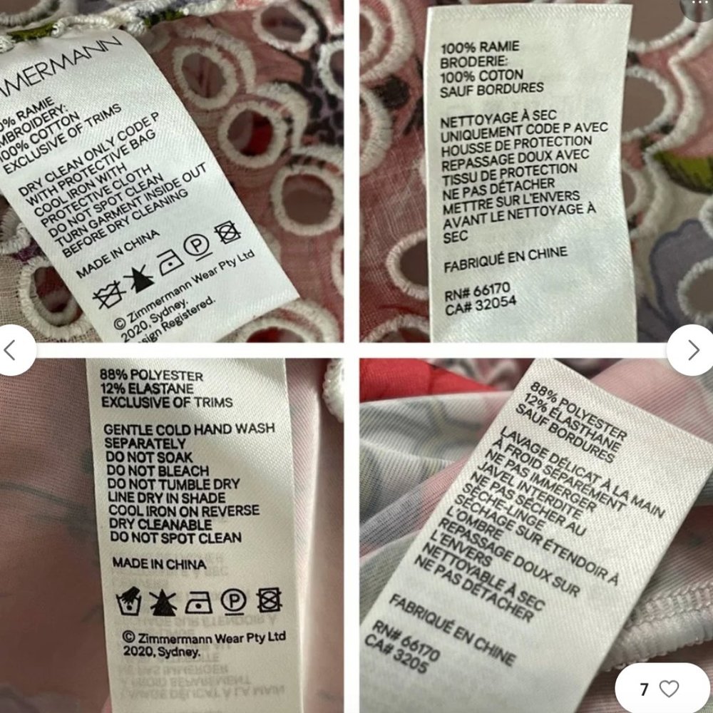 NWT Zimmermann Poppy Eyelet Short Dress - SZ 0P - Picture 6 of 8